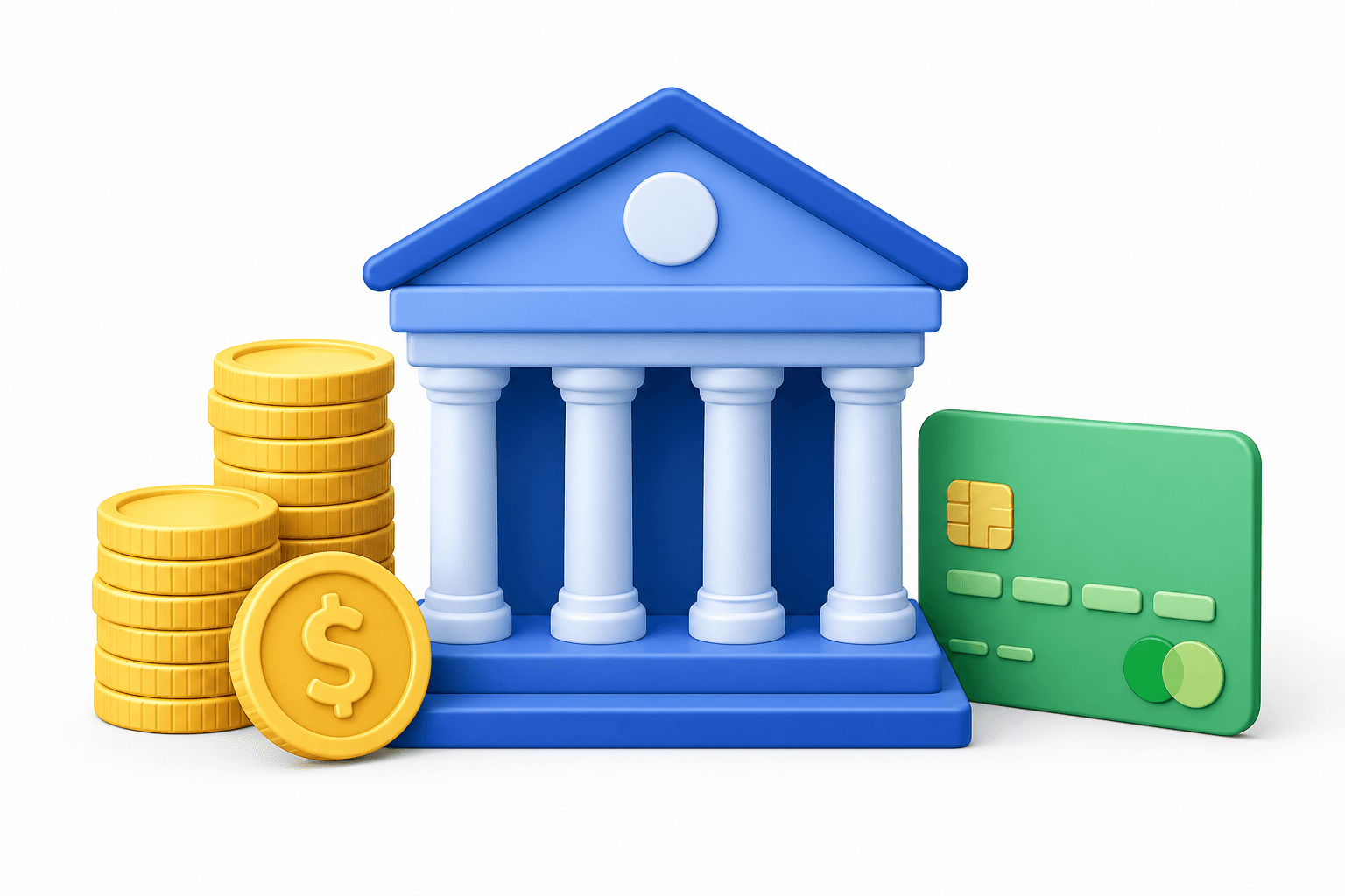 Money banking financial system illustration