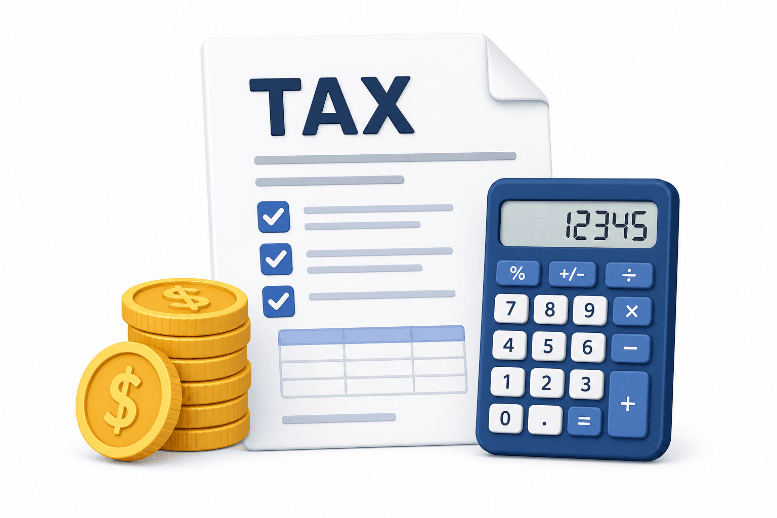 Public finance tax illustration